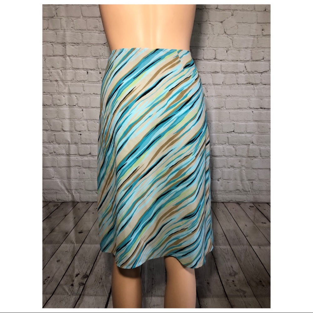 Villager by Liz Claiborne striped dress skirt new